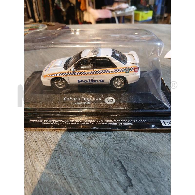 MODELLINO AUTO SUBARU IMPREZA POLICE 2002 1/43 | Mercatino dell'Usato Busnago 1