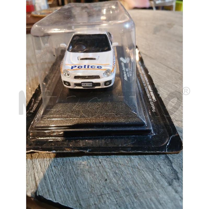 MODELLINO AUTO SUBARU IMPREZA POLICE 2002 1/43 | Mercatino dell'Usato Busnago 2
