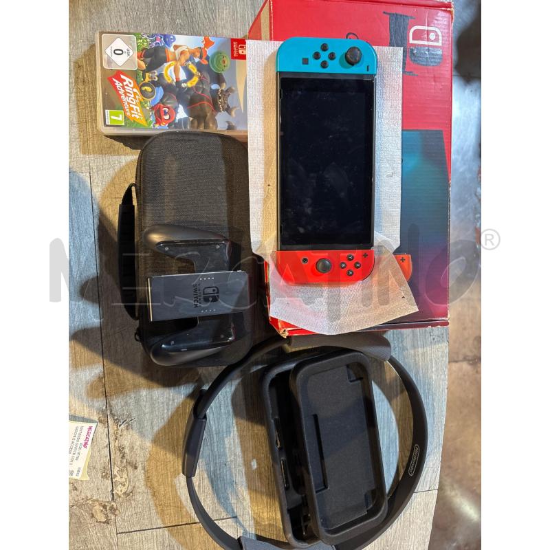 NINTENDO SWITCH CON 3 GIOCHI E ACCESSORI | Mercatino dell'Usato Busnago 1