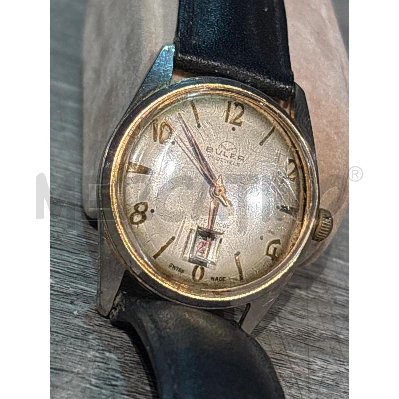 OROLOGIO DA POLSO A CARICA MANUALE BULER 21 JEWELS | Mercatino dell'Usato Busnago 3