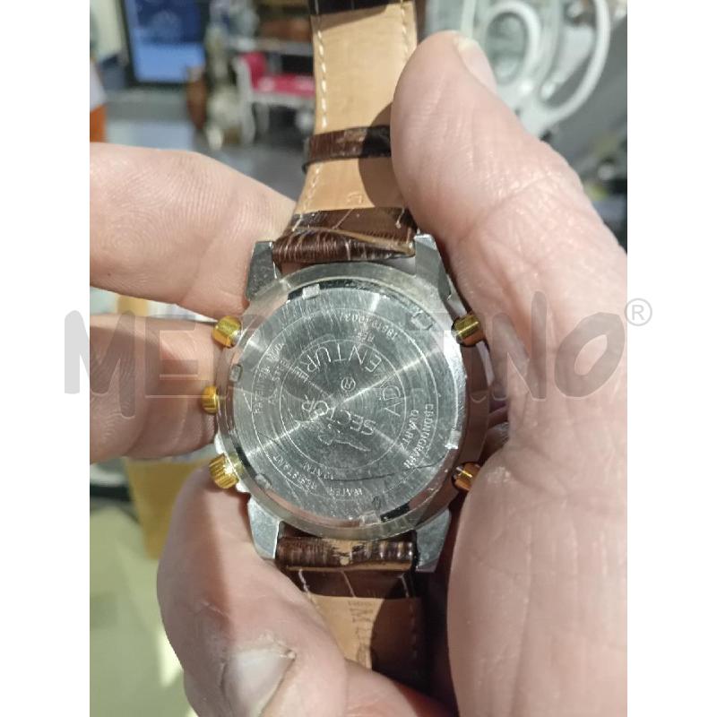 OROLOGIO DA POLSO SECTOR CINTURINO MARRONE PELLE | Mercatino dell'Usato Busnago 3