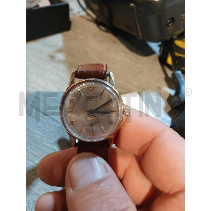 OROLOGIO DA POLSO TAURUS 17 JEWELS ANTIMAGNETIC DIAMETRO 31MM MECCANICO CARICA MANUALE FUNZIONANTE | Mercatino dell'Usato Busnago 4
