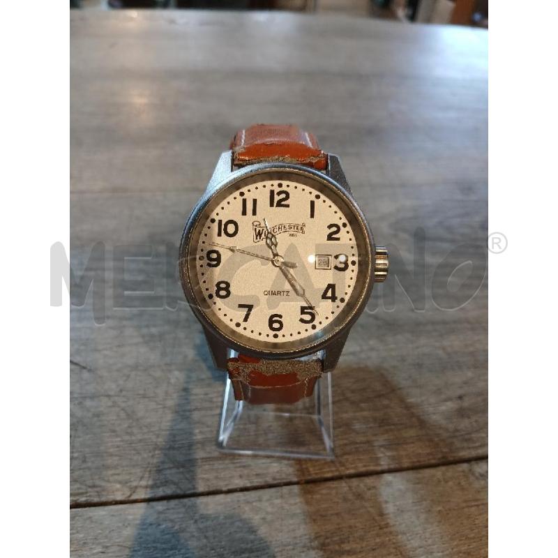 OROLOGIO DA POLSO WINCHESTER 1866QUARZO FUNZIONANE , CINTURINO ROVINATO | Mercatino dell'Usato Busnago 1