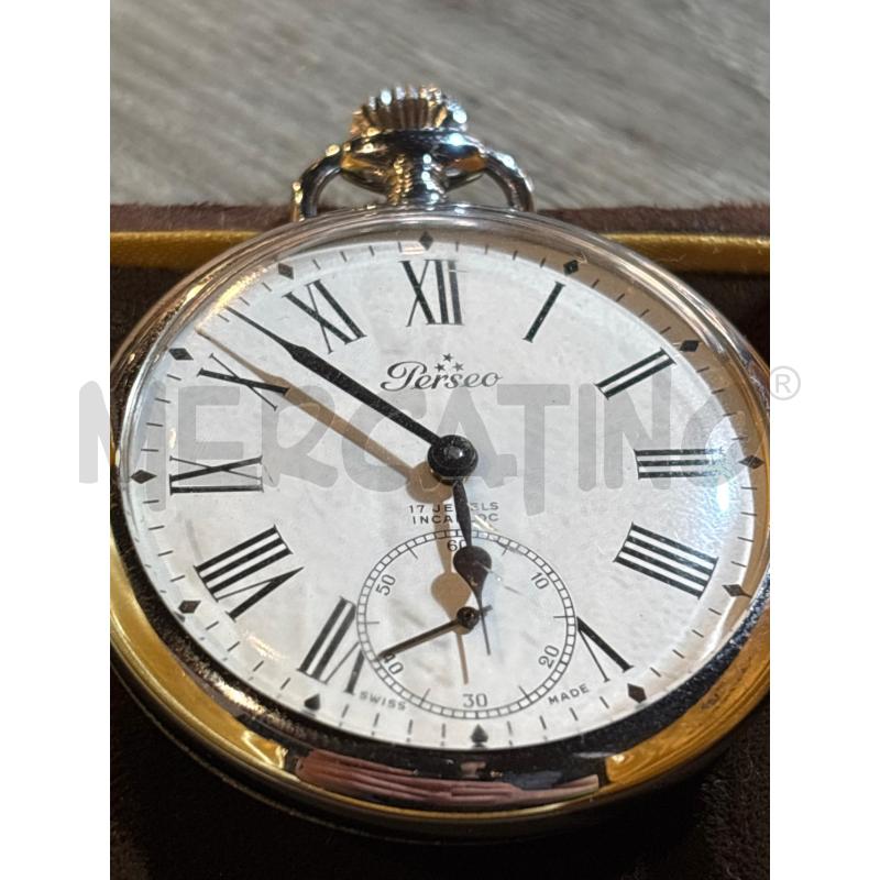 OROLOGIO DA TASCHINO PERSEO FERROVIE DELLO STATO CARICA MANUALE | Mercatino dell'Usato Busnago 3