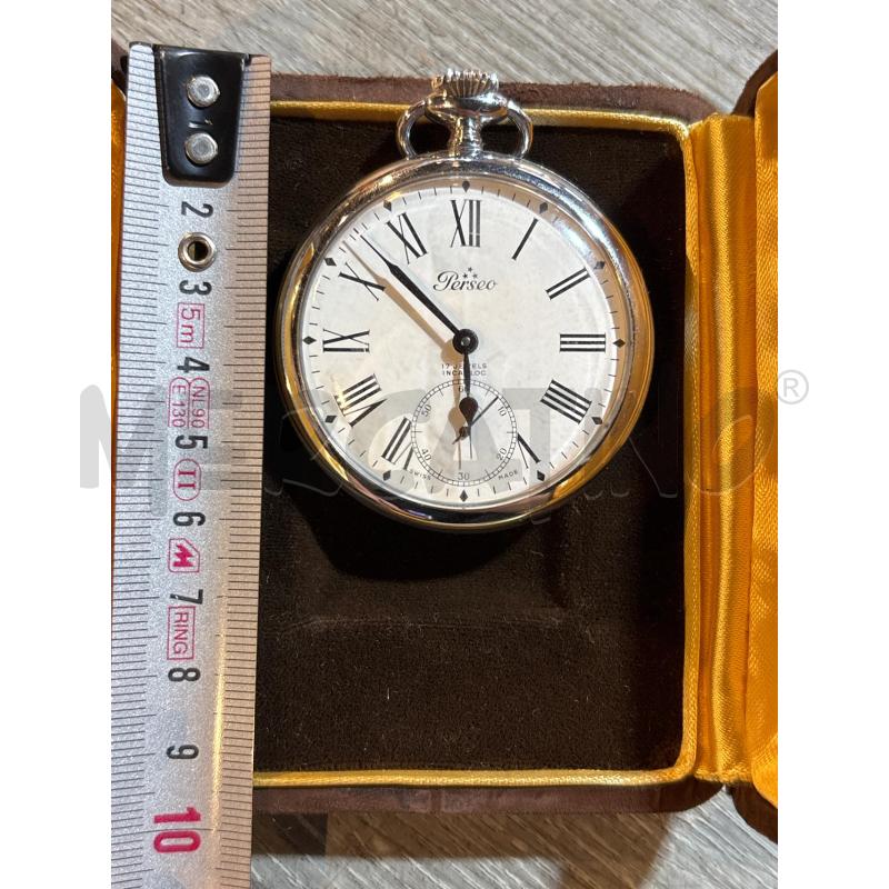 OROLOGIO DA TASCHINO PERSEO FERROVIE DELLO STATO CARICA MANUALE | Mercatino dell'Usato Busnago 4