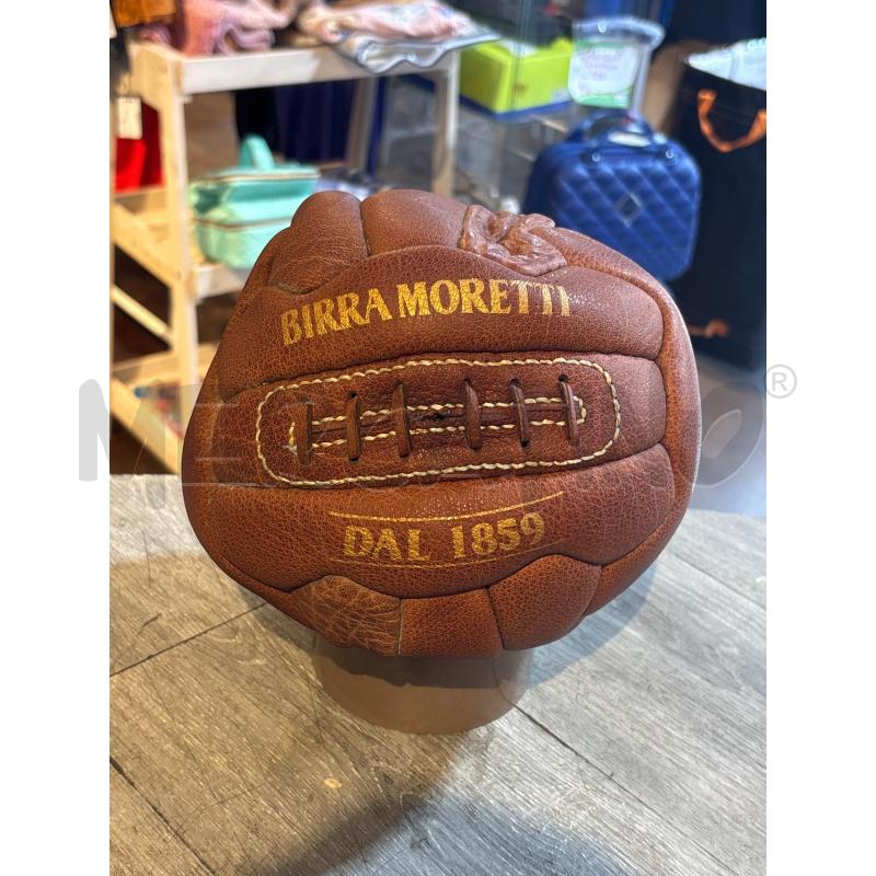 PALLONE VINTAGE BIRRA MORETTI (SI VENDE DA COLLEZIONE PERCHE' NON SI GONFIA) | Mercatino dell'Usato Busnago 1