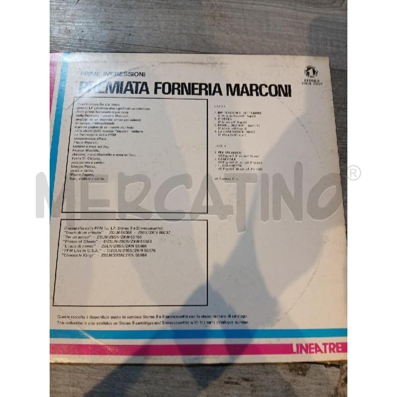 PFM  PRIME IMPRESSIONI (1976) | Mercatino dell'Usato Busnago 2