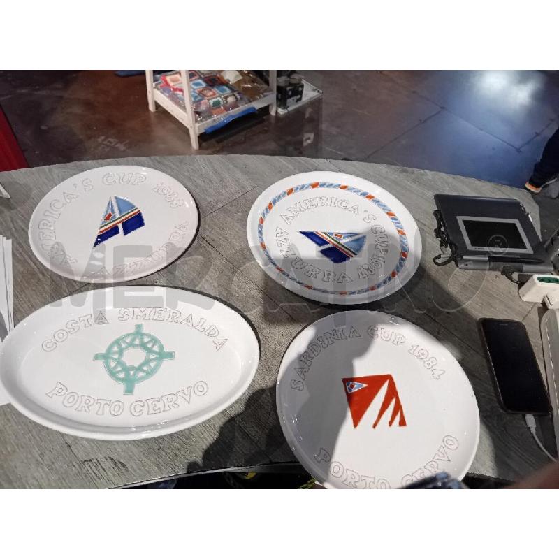 PIATTI DA COLLEZIONE PZ. 4 SARDINIA CUP ANNI 80 | Mercatino dell'Usato Busnago 4