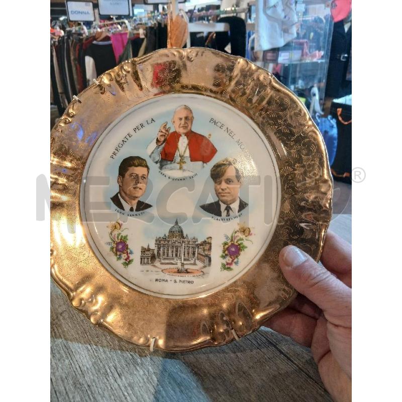  PIATTO COMMEMORATIVO  ANNI 60 DIAMETRO 26CM | Mercatino dell'Usato Busnago 1