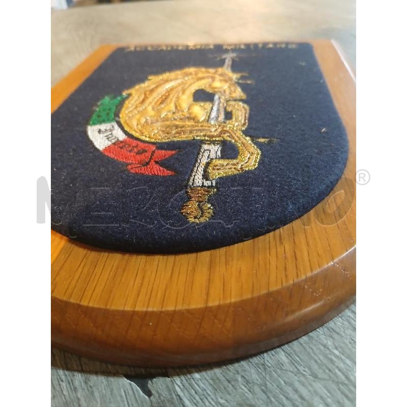 PLACCA CREST ACCADEMIA MILITARE IN STOFFA  | Mercatino dell'Usato Busnago 2
