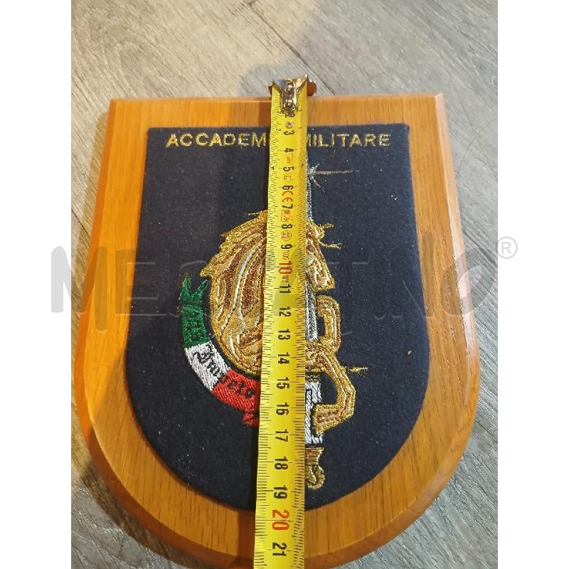 PLACCA CREST ACCADEMIA MILITARE IN STOFFA  | Mercatino dell'Usato Busnago 3