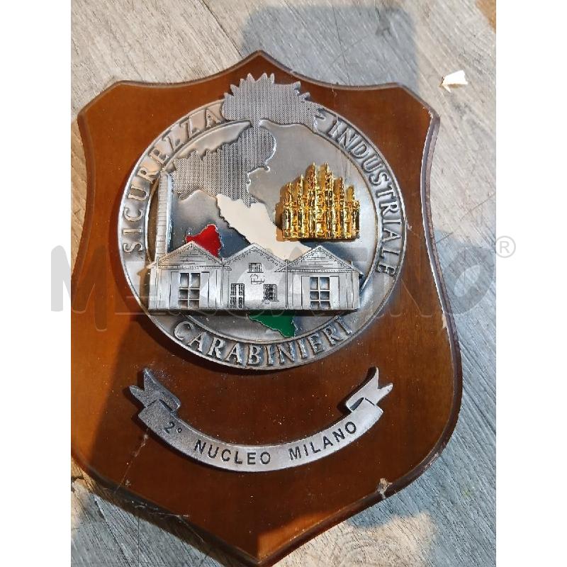 PLACCA CREST CARABINIERI SICUREZZA INDUSTRIALE MILANO | Mercatino dell'Usato Busnago 1