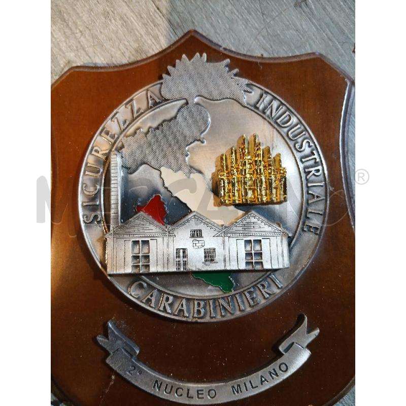 PLACCA CREST CARABINIERI SICUREZZA INDUSTRIALE MILANO | Mercatino dell'Usato Busnago 2