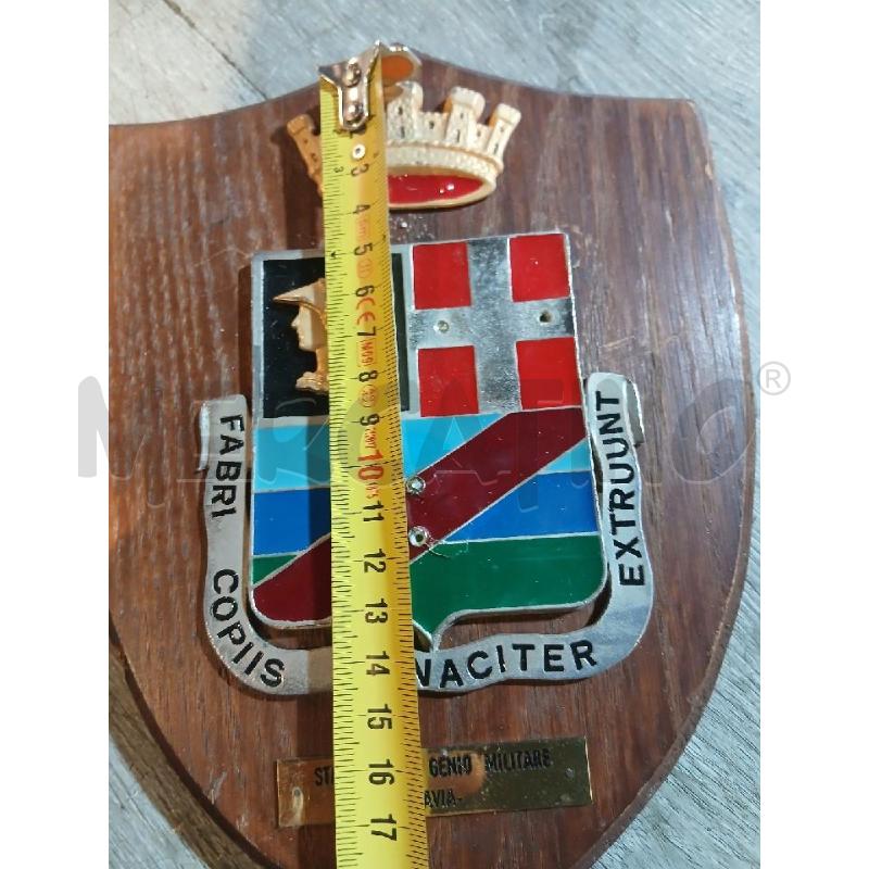 PLACCA CREST GENIO MILITARE PAVIA | Mercatino dell'Usato Busnago 3