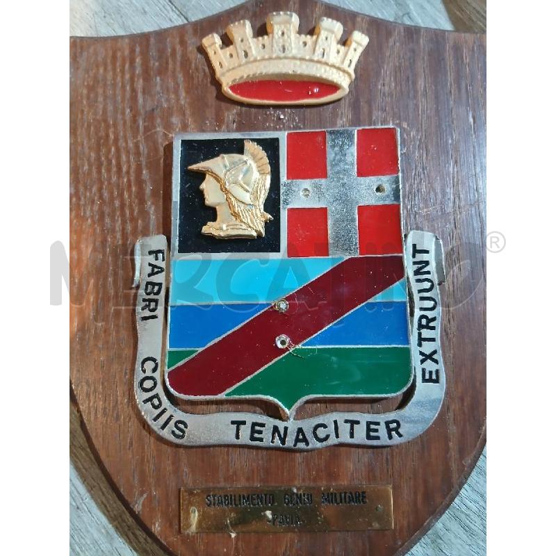 PLACCA CREST GENIO MILITARE PAVIA | Mercatino dell'Usato Busnago 4