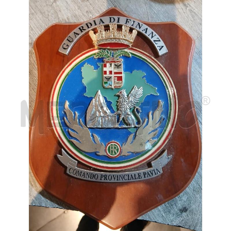 PLACCA CREST GUARDIA DI FINANZA COMANDO PROVINCIALE PAVIA | Mercatino dell'Usato Busnago 1