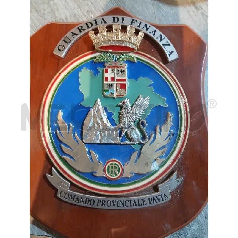 PLACCA CREST GUARDIA DI FINANZA COMANDO PROVINCIALE PAVIA | Mercatino dell'Usato Busnago 2