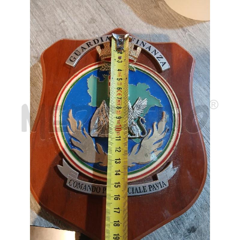 PLACCA CREST GUARDIA DI FINANZA COMANDO PROVINCIALE PAVIA | Mercatino dell'Usato Busnago 3