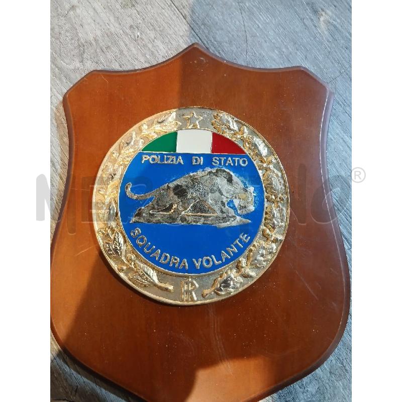 PLACCA CREST POLIZIA DI STATO SQUADRA VOLANTE | Mercatino dell'Usato Busnago 1