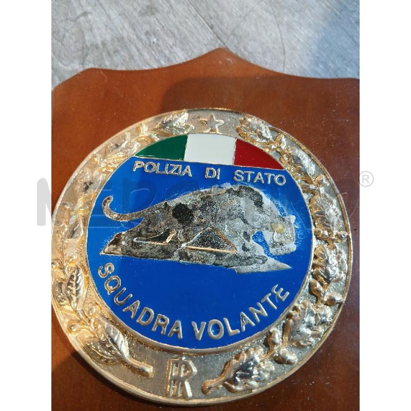 PLACCA CREST POLIZIA DI STATO SQUADRA VOLANTE | Mercatino dell'Usato Busnago 2