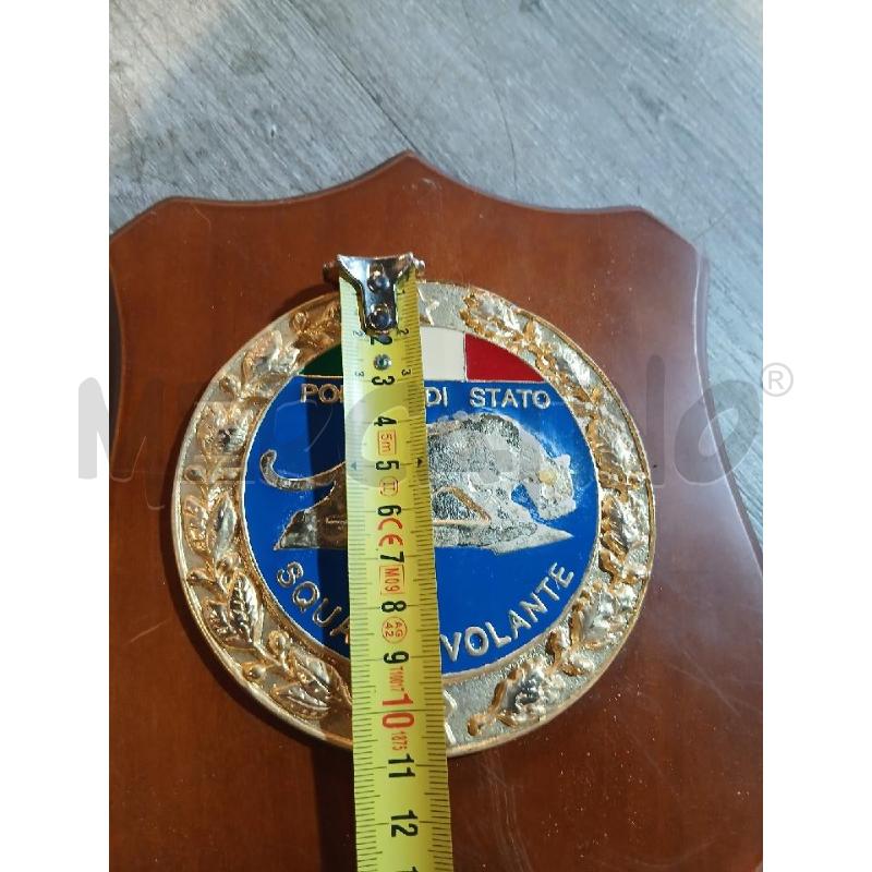 PLACCA CREST POLIZIA DI STATO SQUADRA VOLANTE | Mercatino dell'Usato Busnago 3