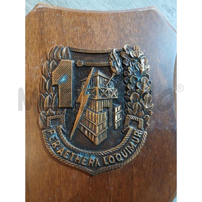 PLACCA CREST PRIMO REGGIMENTO TRASMISSIONI | Mercatino dell'Usato Busnago 3
