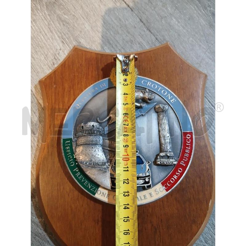 PLACCA CREST QUESTURA DI CROTONE SQUADRA VOLANTI | Mercatino dell'Usato Busnago 2