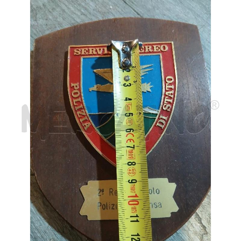 PLACCA CREST SERVIZIO AEREO POLIZIA DI STATO  | Mercatino dell'Usato Busnago 3
