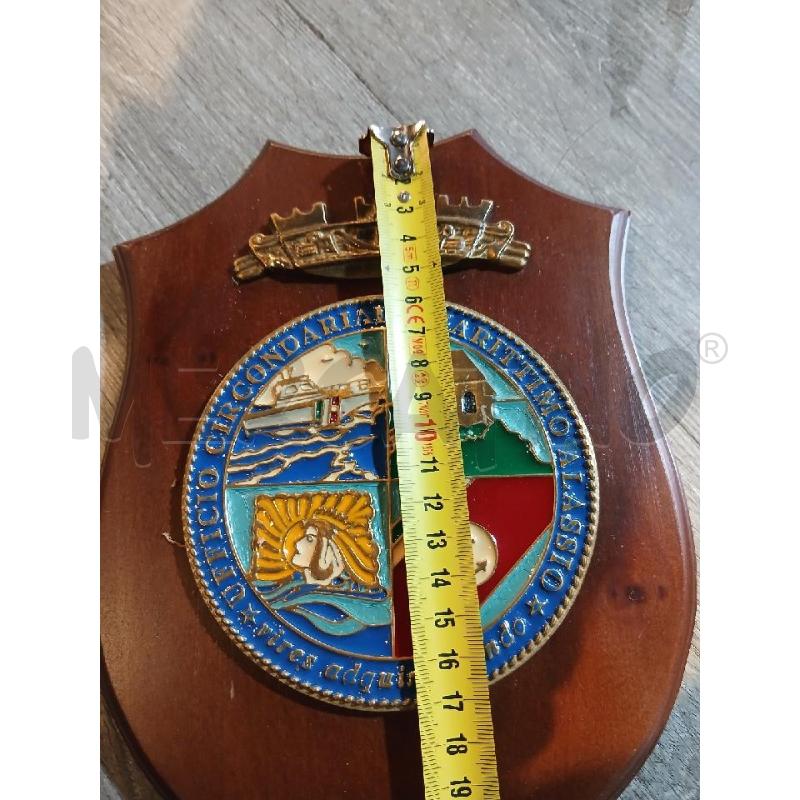 PLACCA CREST UFFICIO CIRCONDARIALE MARITTIMO ALASSIO | Mercatino dell'Usato Busnago 2