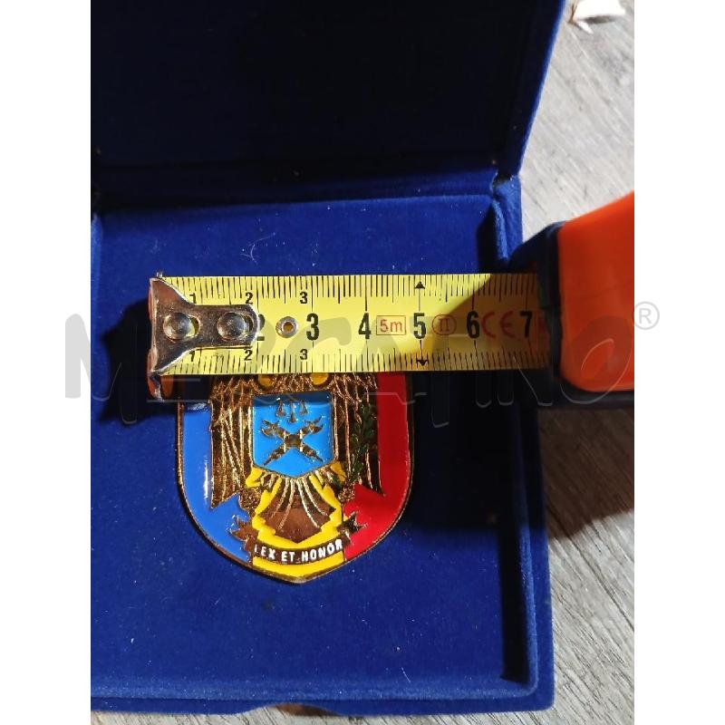 PLACCA IN METALLO POLITIA ROMANA CON SCATOLA | Mercatino dell'Usato Busnago 4