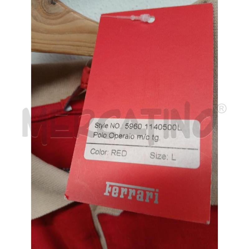 POLO UOMO OPERAIO FERRARI  COD 5960 | Mercatino dell'Usato Busnago 3