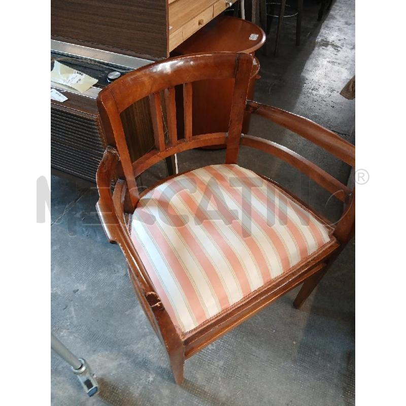 POLTRONCINA STILE LIBERTY | Mercatino dell'Usato Busnago 4