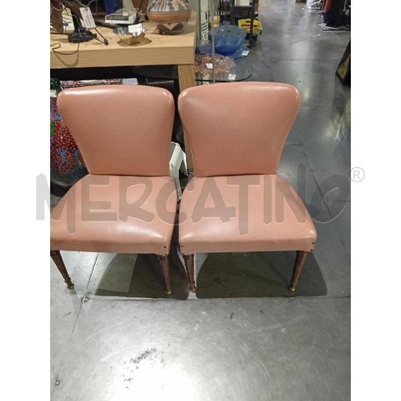 POLTRONCINE COPPIA DA CAMERA COLORE ROSA ANTICO  | Mercatino dell'Usato Busnago 1