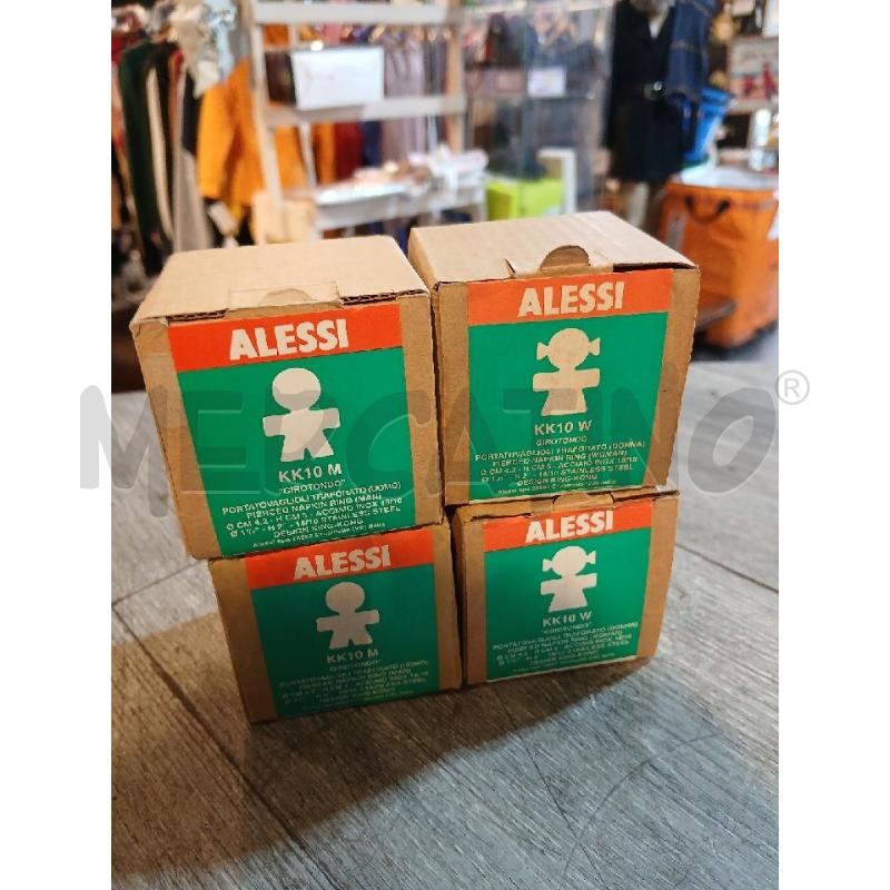 PORTA TOVAGLIOLI ALESSI 4 PEZZI (2 UOMO 2 DONNA) | Mercatino dell'Usato Busnago 3