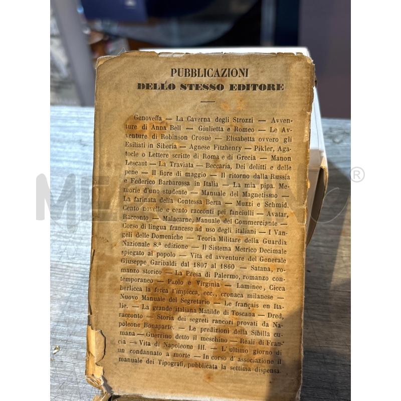 PREFETTO LIQUORISTA NUOVISSIMO MANUALE TEORICO PRATICO ED ECONOMICO DEL LIQUORISTA 1861 | Mercatino dell'Usato Busnago 4