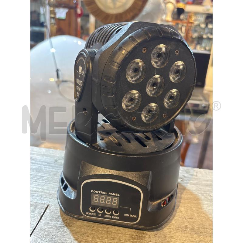 PROIETTORE LED RGB ROTANTE WASH MOBILE | Mercatino dell'Usato Busnago 1