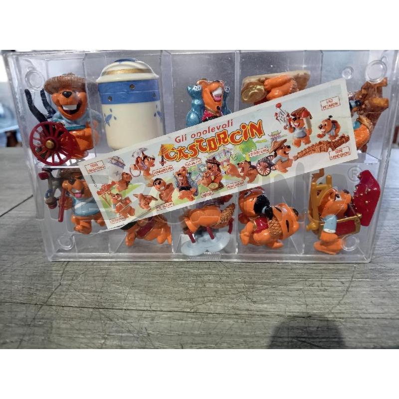 PUPAZZETTI SORPRESE KINDER GLI ONOLEVOLI CASTORCIN (1999) | Mercatino dell'Usato Busnago 1