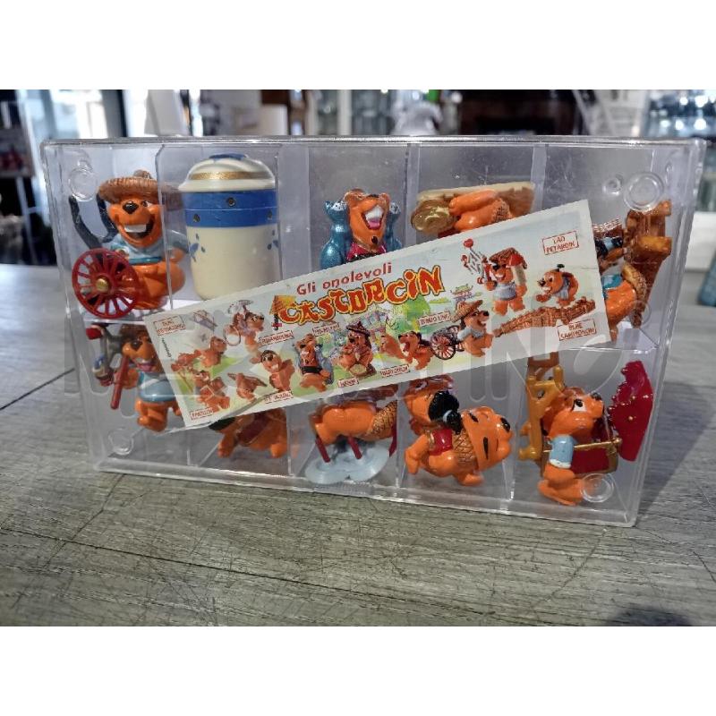 PUPAZZETTI SORPRESE KINDER GLI ONOLEVOLI CASTORCIN (1999) | Mercatino dell'Usato Busnago 2