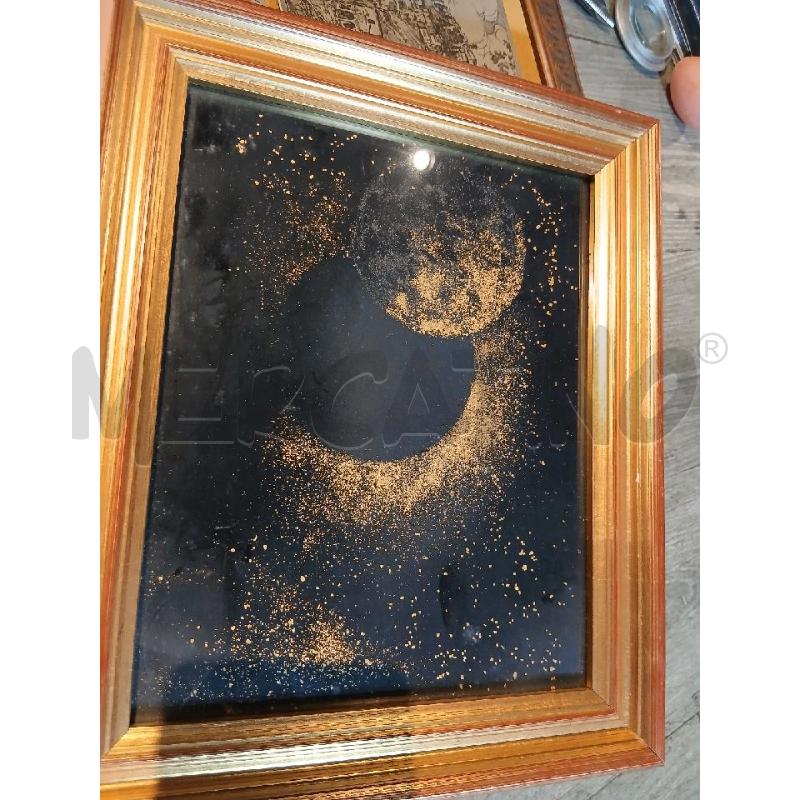 QUADRETTO FATTO CON ORO ALLUVIONALE PIEMONTESE MISURE 30X25 | Mercatino dell'Usato Busnago 2