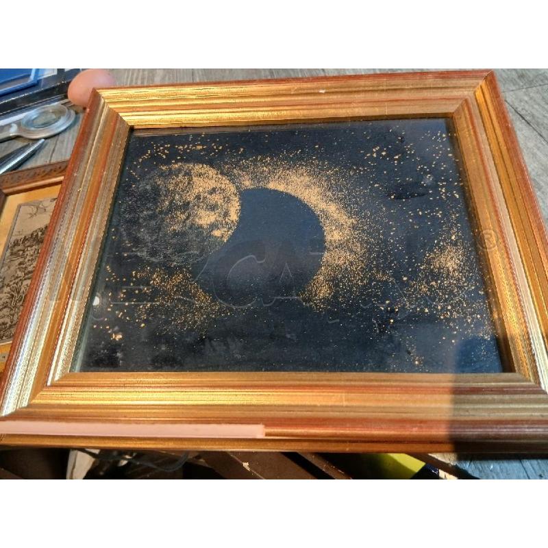 QUADRETTO FATTO CON ORO ALLUVIONALE PIEMONTESE MISURE 30X25 | Mercatino dell'Usato Busnago 4