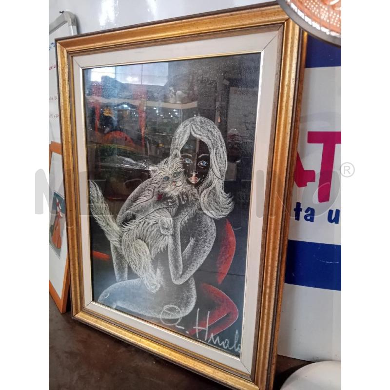 QUADRO VECCHIO ANNA HUALA MISURE 65X87 | Mercatino dell'Usato Busnago 2