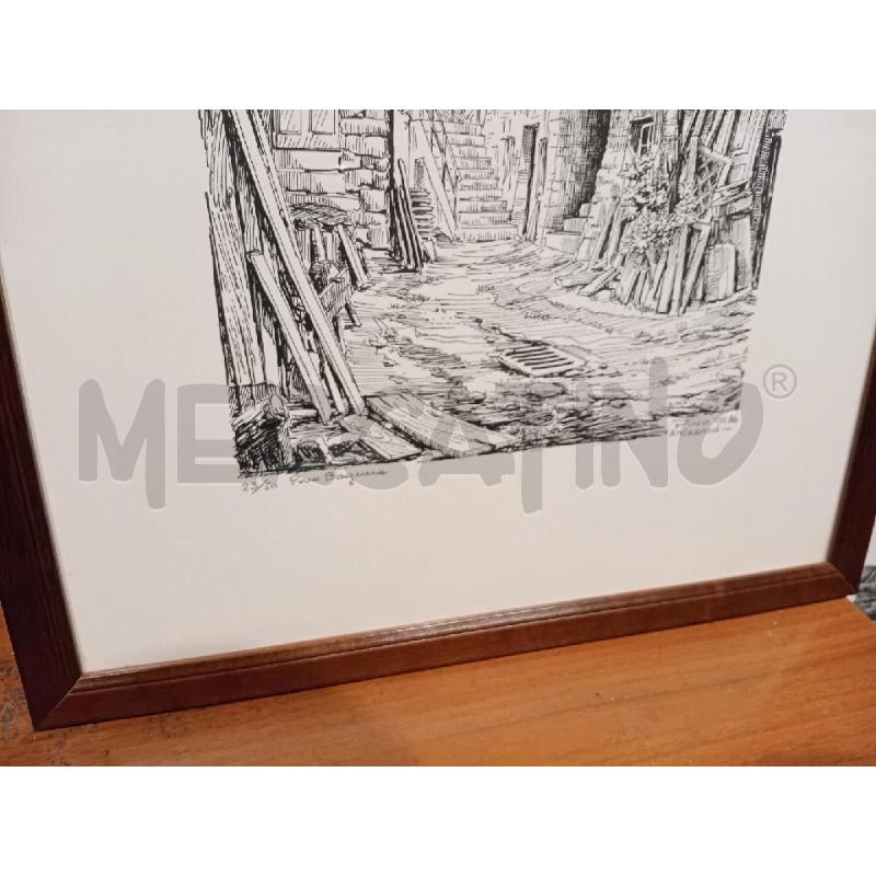 QUADRO VECCHIO A CHINA  BAGNERA | Mercatino dell'Usato Busnago 4