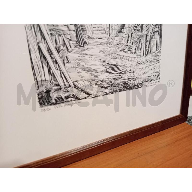 QUADRO VECCHIO A CHINA  BAGNERA | Mercatino dell'Usato Busnago 5