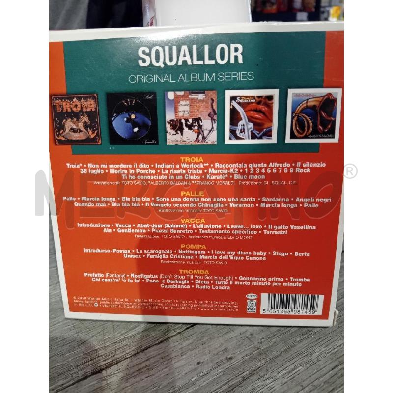 RACCOLTA  SQUALLOR 5 CD ORIGINAL ALBUM SERIES | Mercatino dell'Usato Busnago 2