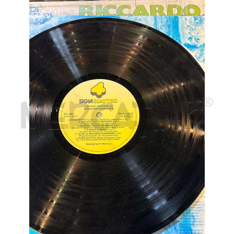 RICCARDO COCCIANTE I GRANDI SUCCESSI 1983 | Mercatino dell'Usato Busnago 3