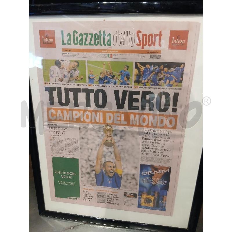 RIVISTA VECCHIA GAZZETTA DELLO SPORT 10 LUGLIO 2006 | Mercatino dell'Usato Busnago 1