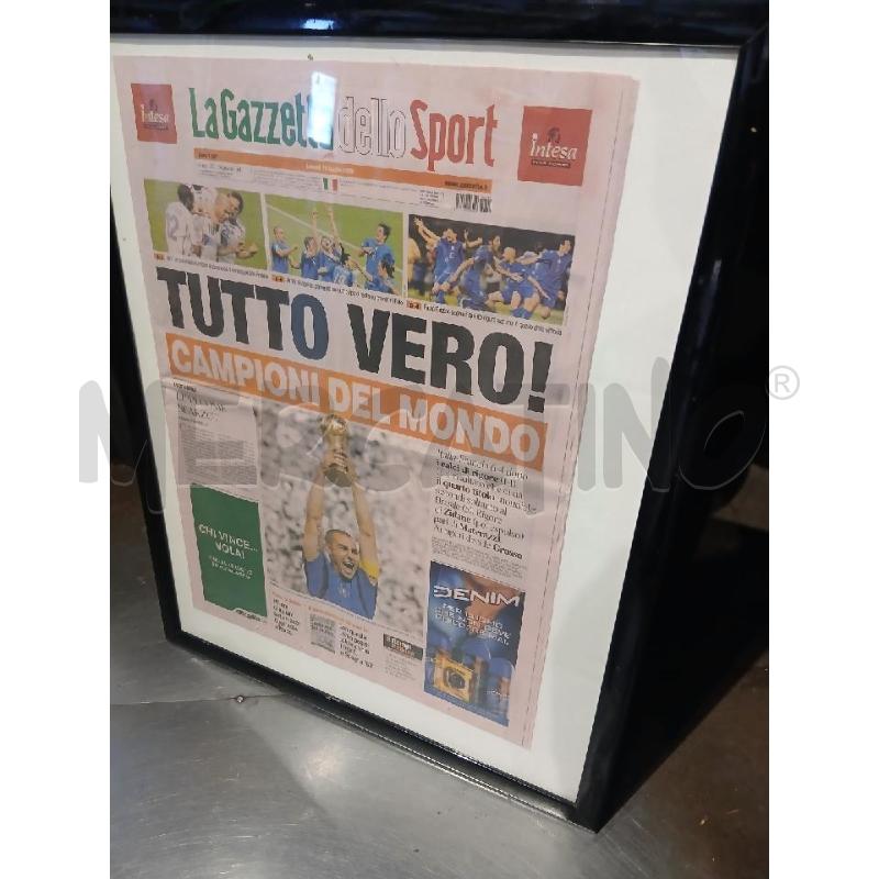 RIVISTA VECCHIA GAZZETTA DELLO SPORT 10 LUGLIO 2006 | Mercatino dell'Usato Busnago 2
