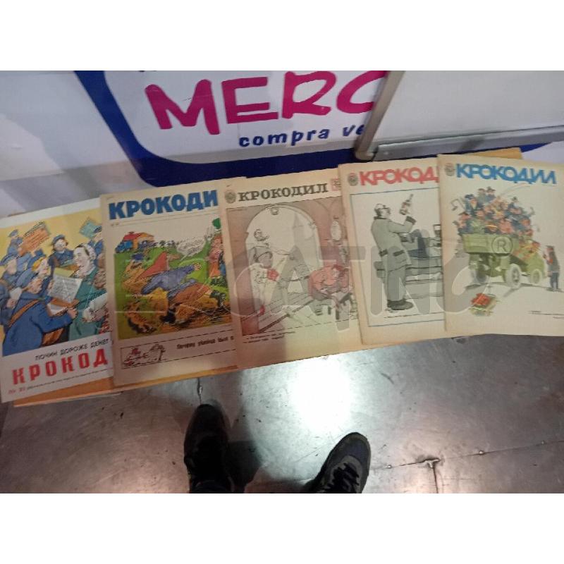 RIVISTE VECCHIE PZ. 7 RUSSE KROKODIL  | Mercatino dell'Usato Busnago 1