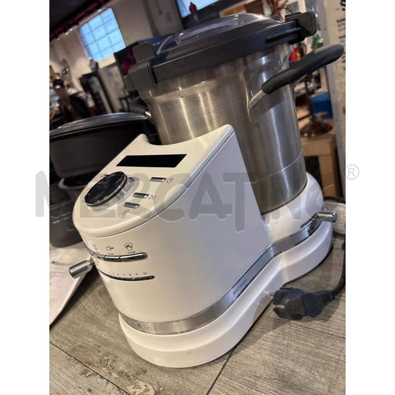 ROBOT DA CUCINA KITCHENAID BIANCO CON ACCESSORI | Mercatino dell'Usato Busnago 4
