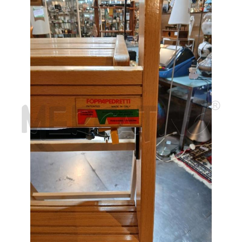 SCALA LEGNO PIEGHEVOLE FOPPAPEDRETTI | Mercatino dell'Usato Busnago 5